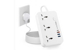 Haing Hi Uk304u 20w Fast Charger Power Strip Uk Socket 2m
